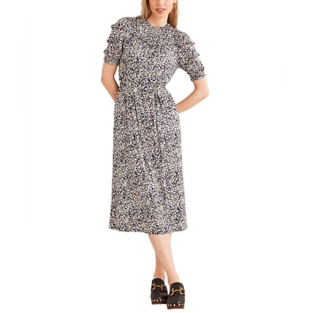 BODEN Yoke Detail Midi Dress